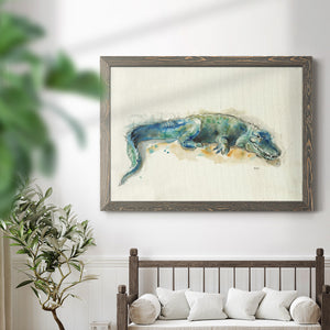 Alligator-Premium Framed Canvas - Ready to Hang