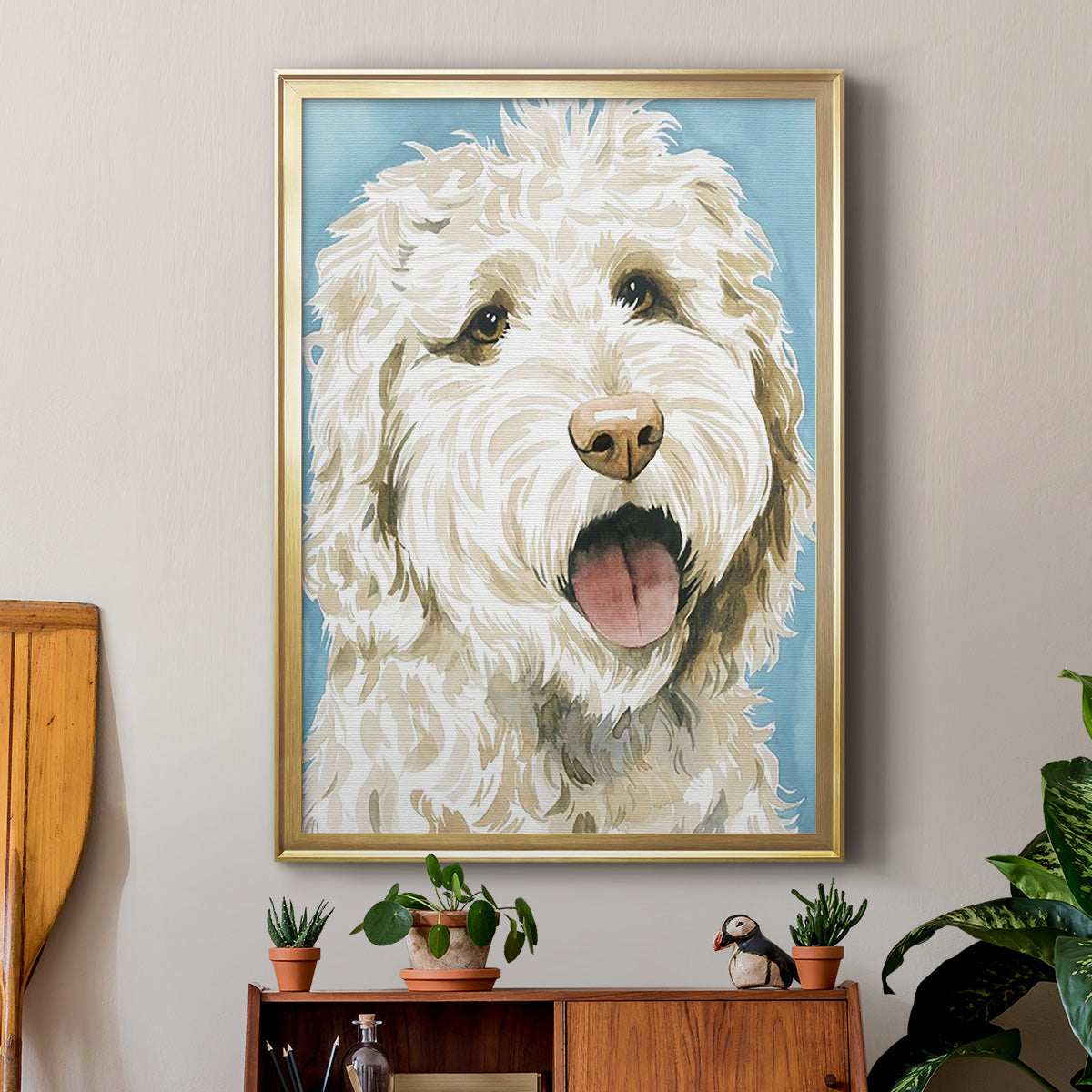 Labradoodle II Premium Framed Print - Ready to Hang
