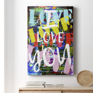 Graffiti Love II Premium Gallery Wrapped Canvas - Ready to Hang