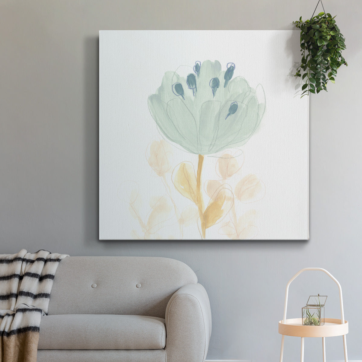 Petite Petals V-Premium Gallery Wrapped Canvas - Ready to Hang