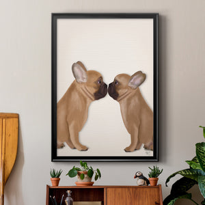 Sepia Botanical Journal I - Modern Framed Canvas Print