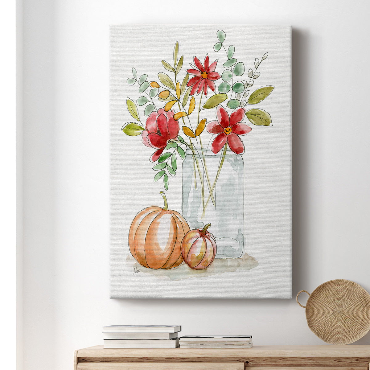 Simple Harvest II Premium Gallery Wrapped Canvas - Ready to Hang