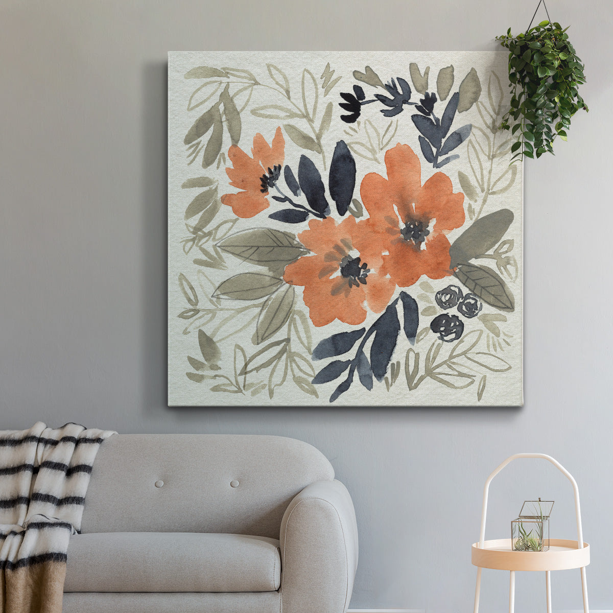 Sienna & Paynes Flowers I-Premium Gallery Wrapped Canvas - Ready to Hang