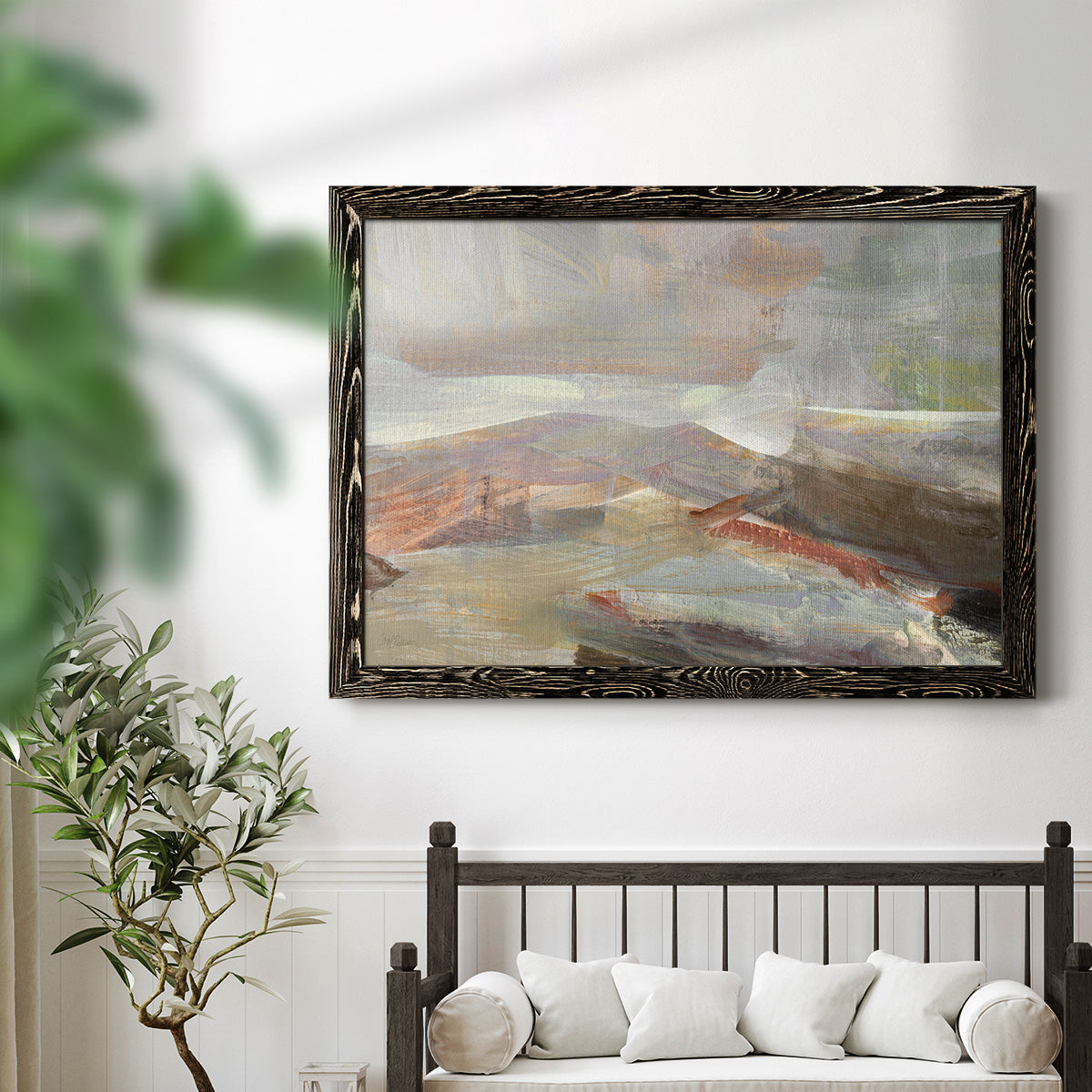 Distant Canyon-Premium Framed Canvas - Ready to Hang