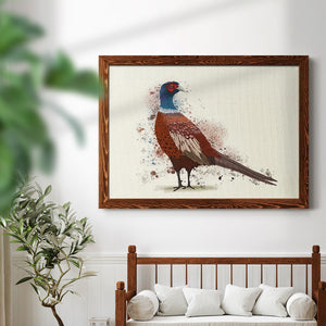 Pheasant Splash 5-Premium Framed Canvas - Ready to Hang