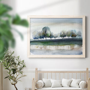 Warm Meadowline Indigo-Premium Framed Canvas - Ready to Hang