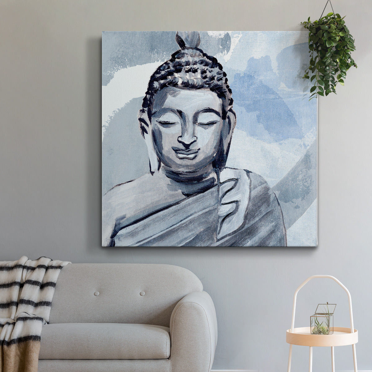 Awaken in Blue II-Premium Gallery Wrapped Canvas - Ready to Hang