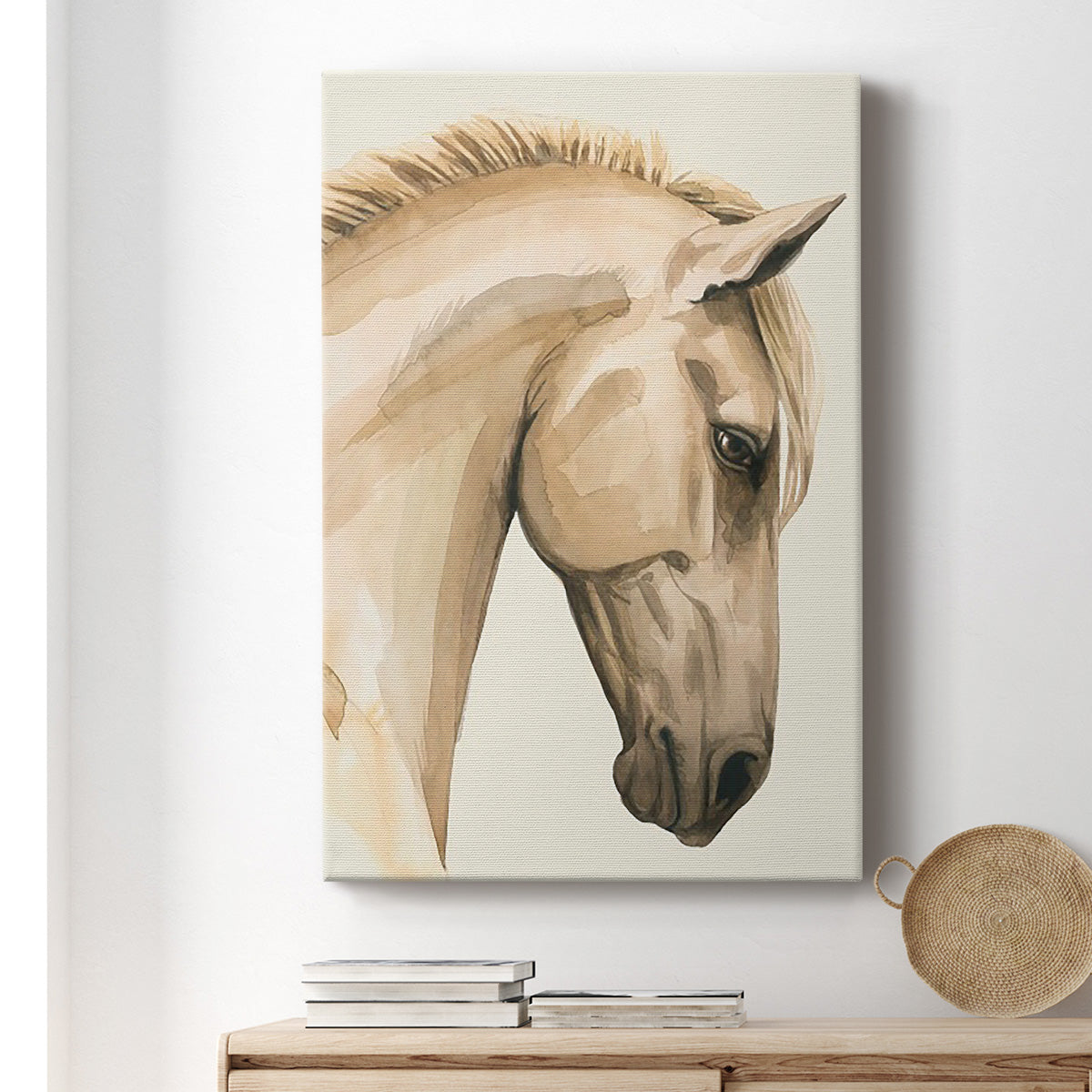 Golden Palomino I Premium Gallery Wrapped Canvas - Ready to Hang