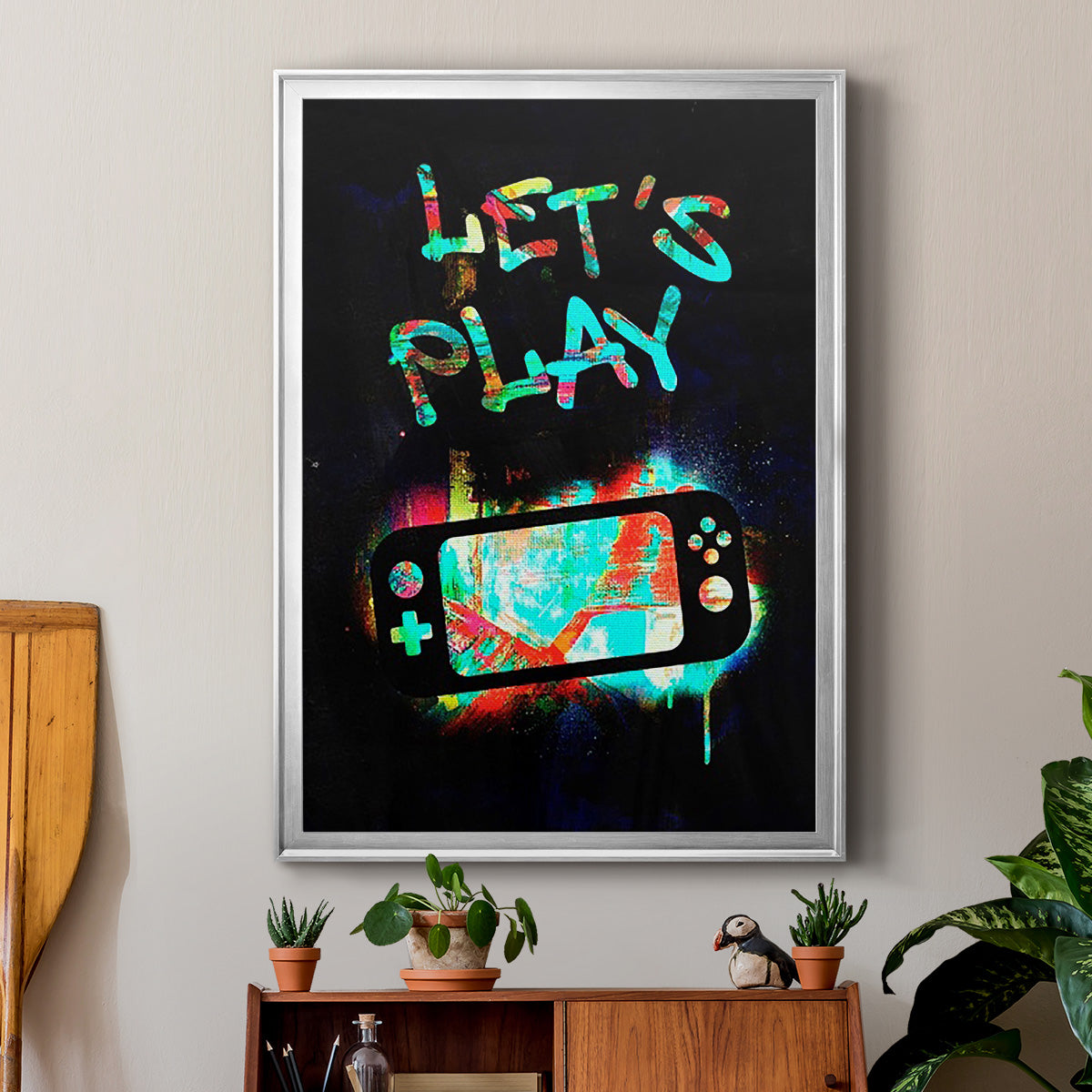 Gamer Tag III Premium Framed Print - Ready to Hang