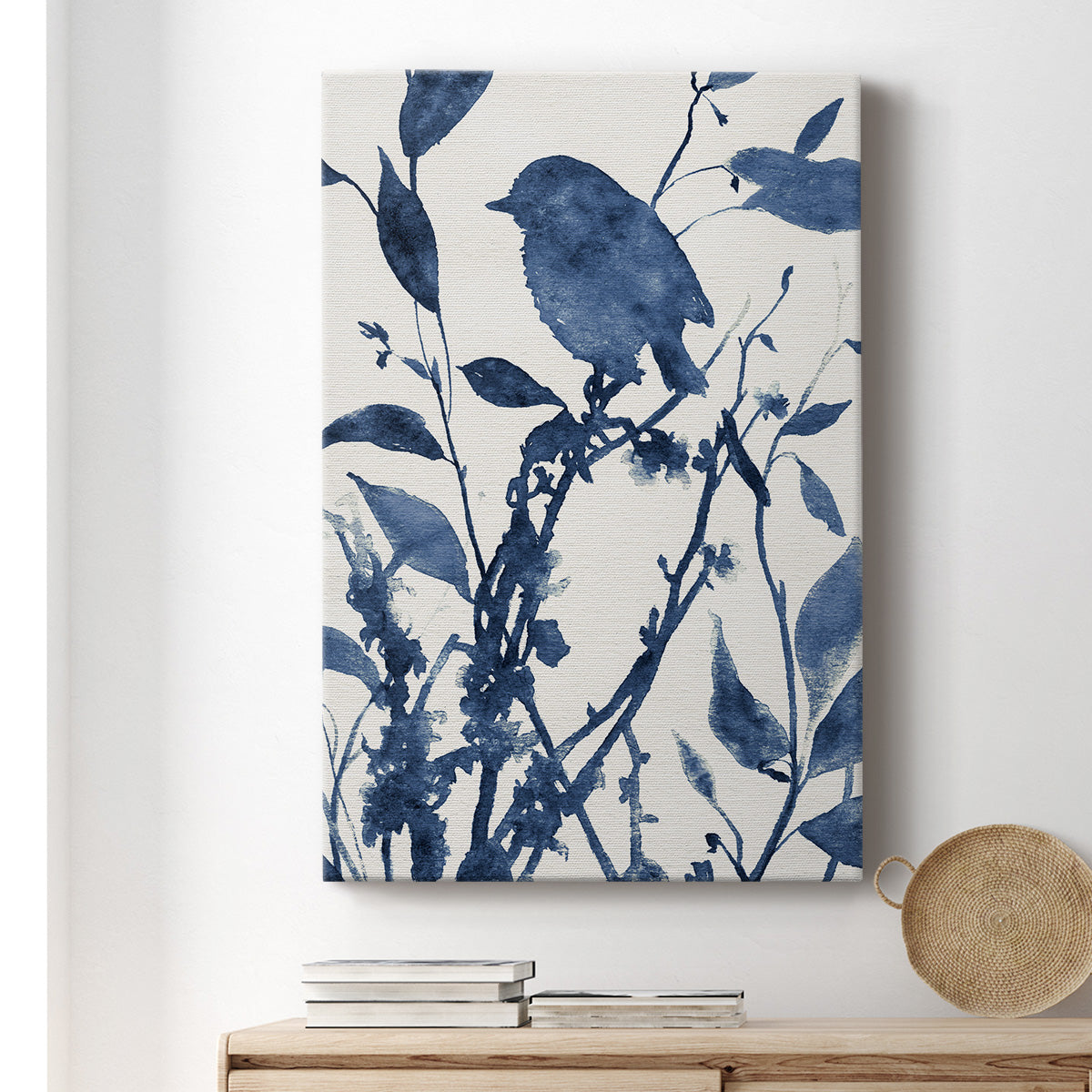 Bluebird Silhouette II Premium Gallery Wrapped Canvas - Ready to Hang