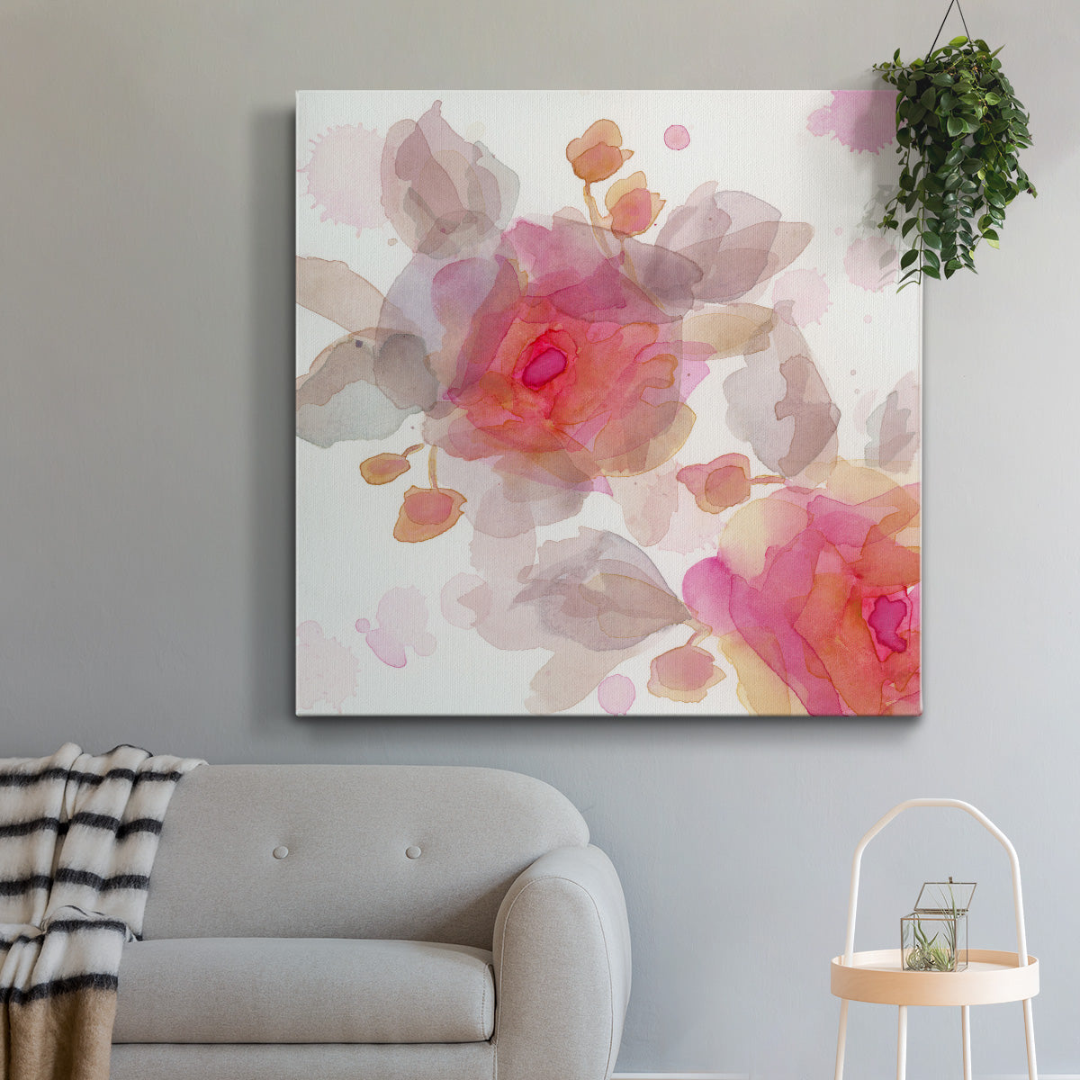 The Favorite Flowers V-Premium Gallery Wrapped Canvas - Ready to Hang