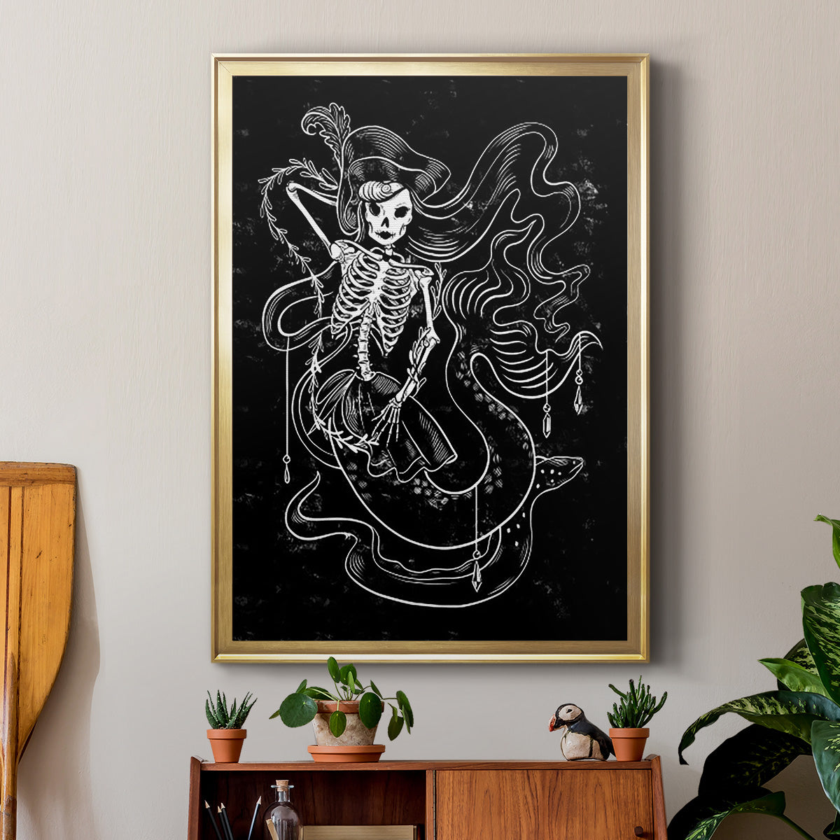 Pirate Mermaids II Premium Framed Print - Ready to Hang