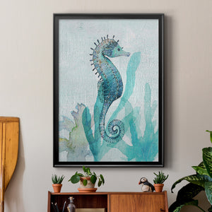 Seahorse I Premium Framed Print - Ready to Hang