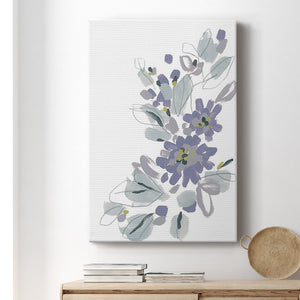 Periwinkle Patch II Premium Gallery Wrapped Canvas - Ready to Hang