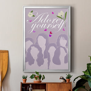 Happy Galentine's Day Collection B Premium Framed Print - Ready to Hang