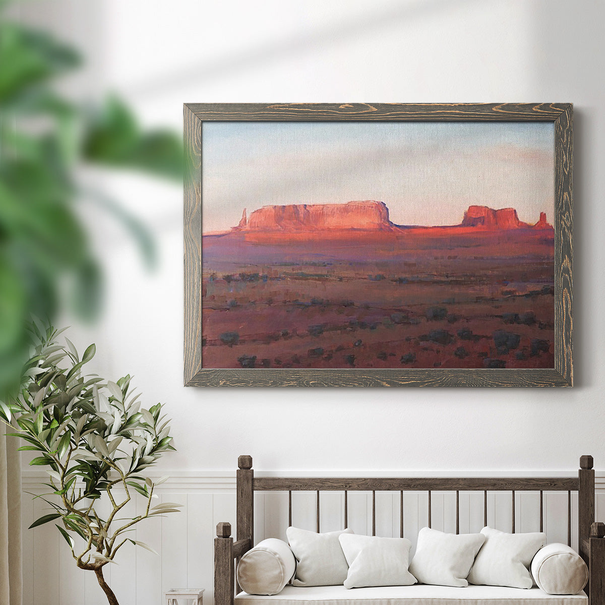 Red Rocks at Dusk I-Premium Framed Canvas - Ready to Hang