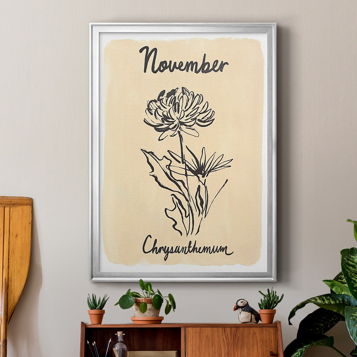 Birth Month XI Premium Framed Print - Ready to Hang