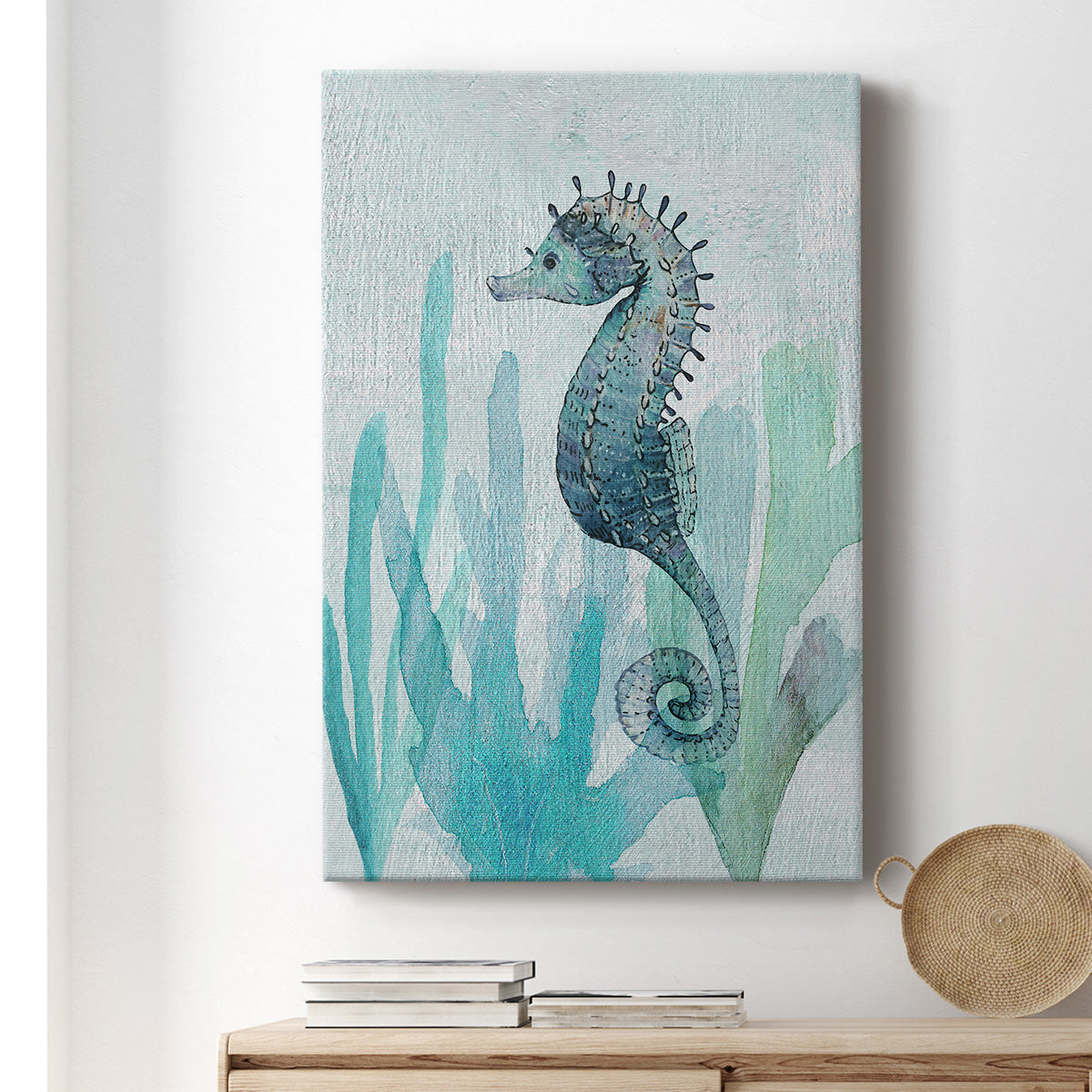 Seahorse II Premium Gallery Wrapped Canvas - Ready to Hang