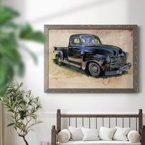 Antique Pickup II-Premium Framed Canvas - Ready to Hang