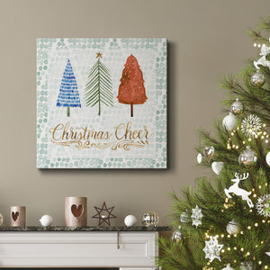 Christmas Tree Whimsy IV-Premium Gallery Wrapped Canvas - Ready to Hang