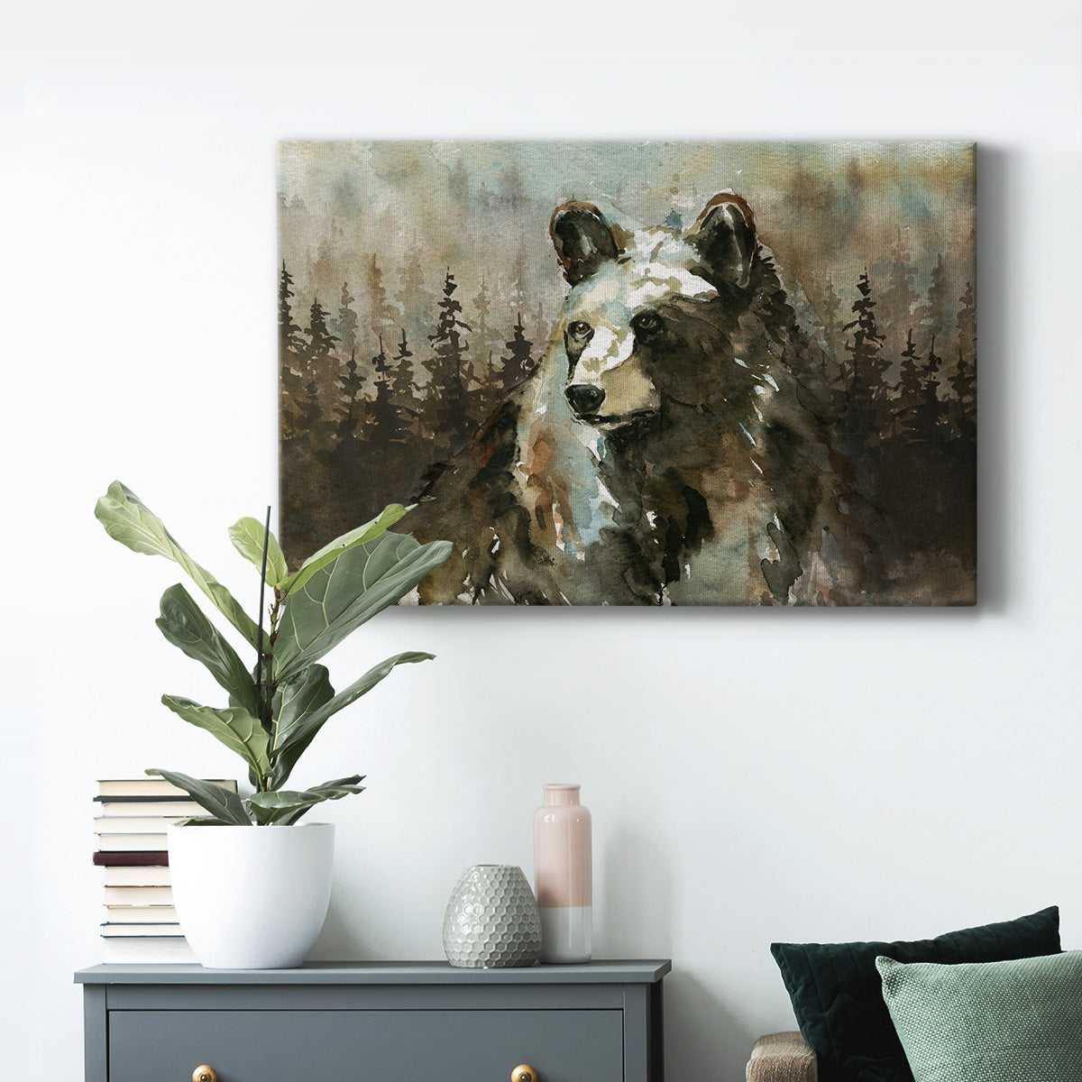 Lodge Twilight II Premium Gallery Wrapped Canvas - Ready to Hang