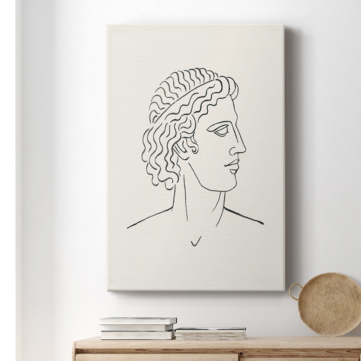 Greek Busts I Premium Gallery Wrapped Canvas - Ready to Hang