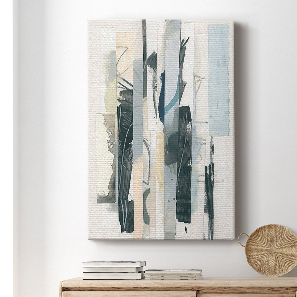 Paper Strata I Premium Gallery Wrapped Canvas - Ready to Hang