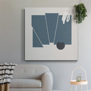 Blue Felt IV-Premium Gallery Wrapped Canvas - Ready to Hang