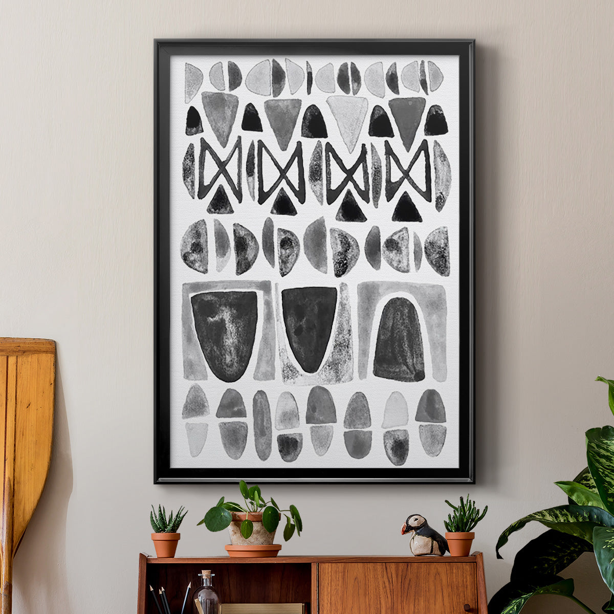Grey Arches II Premium Framed Print - Ready to Hang