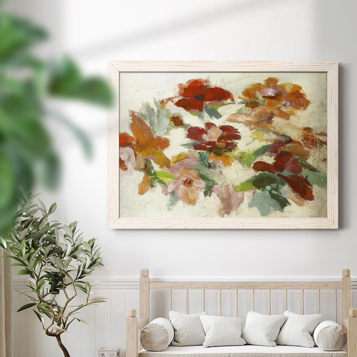 Floral Impressions V1-Premium Framed Canvas - Ready to Hang