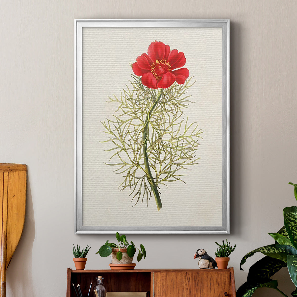 Flowers of the Seasons VII Premium Framed Print - Ready to Hang