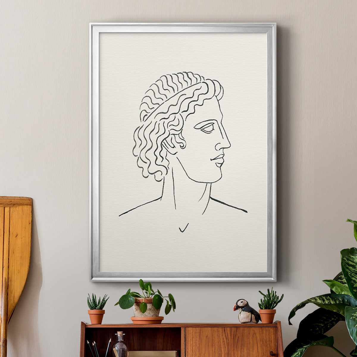 Greek Busts I Premium Framed Print - Ready to Hang