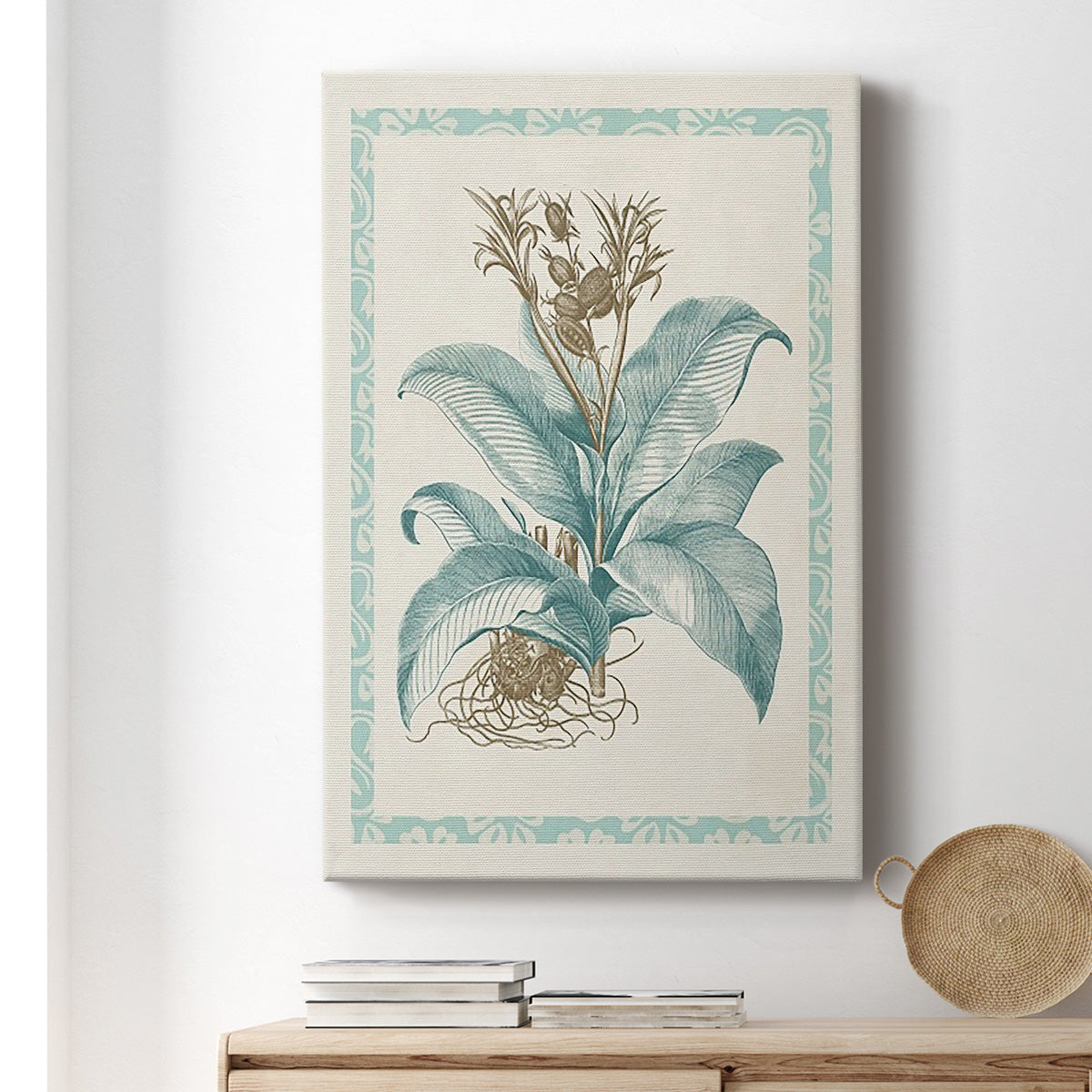 Willow Blue Besler III Premium Gallery Wrapped Canvas - Ready to Hang
