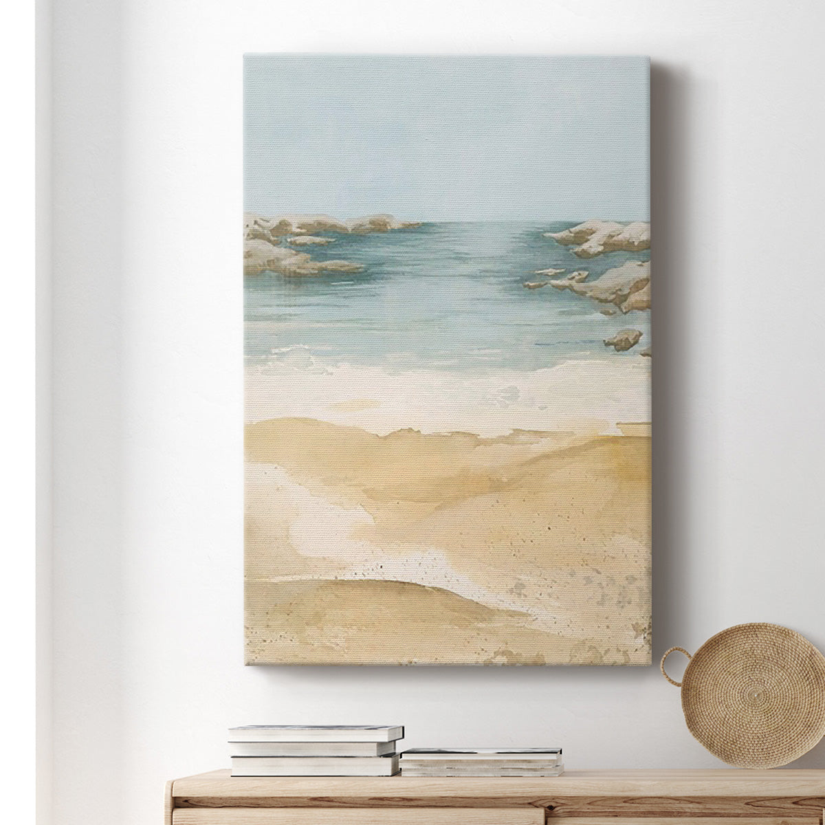Tranquil Beach II Premium Gallery Wrapped Canvas - Ready to Hang