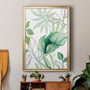 Tropical Palm Chorus II Premium Framed Print - Ready to Hang