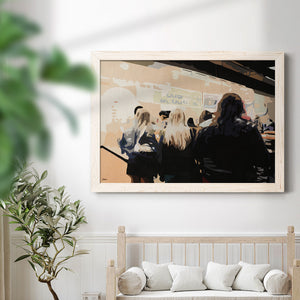 Late Night Queue-Premium Framed Canvas - Ready to Hang