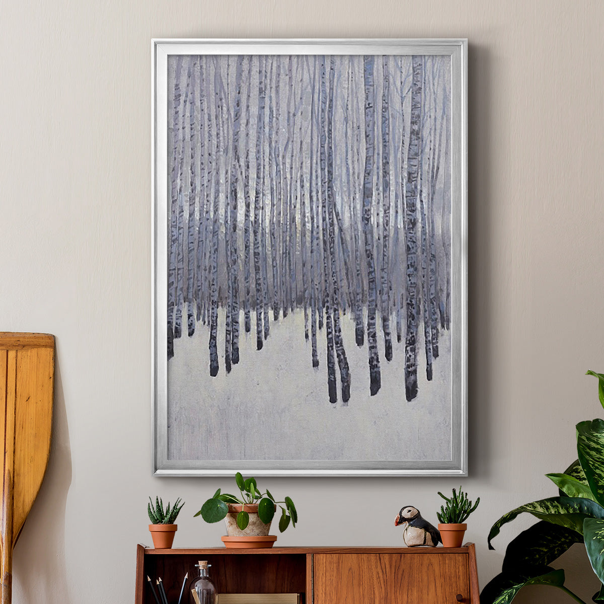 Bare Trees in Winter I Premium Framed Print - Ready to Hang