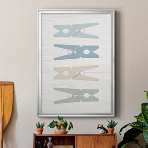 Laundry Pins Premium Framed Print - Ready to Hang