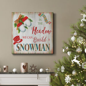 Snow Mittens-Premium Gallery Wrapped Canvas - Ready to Hang
