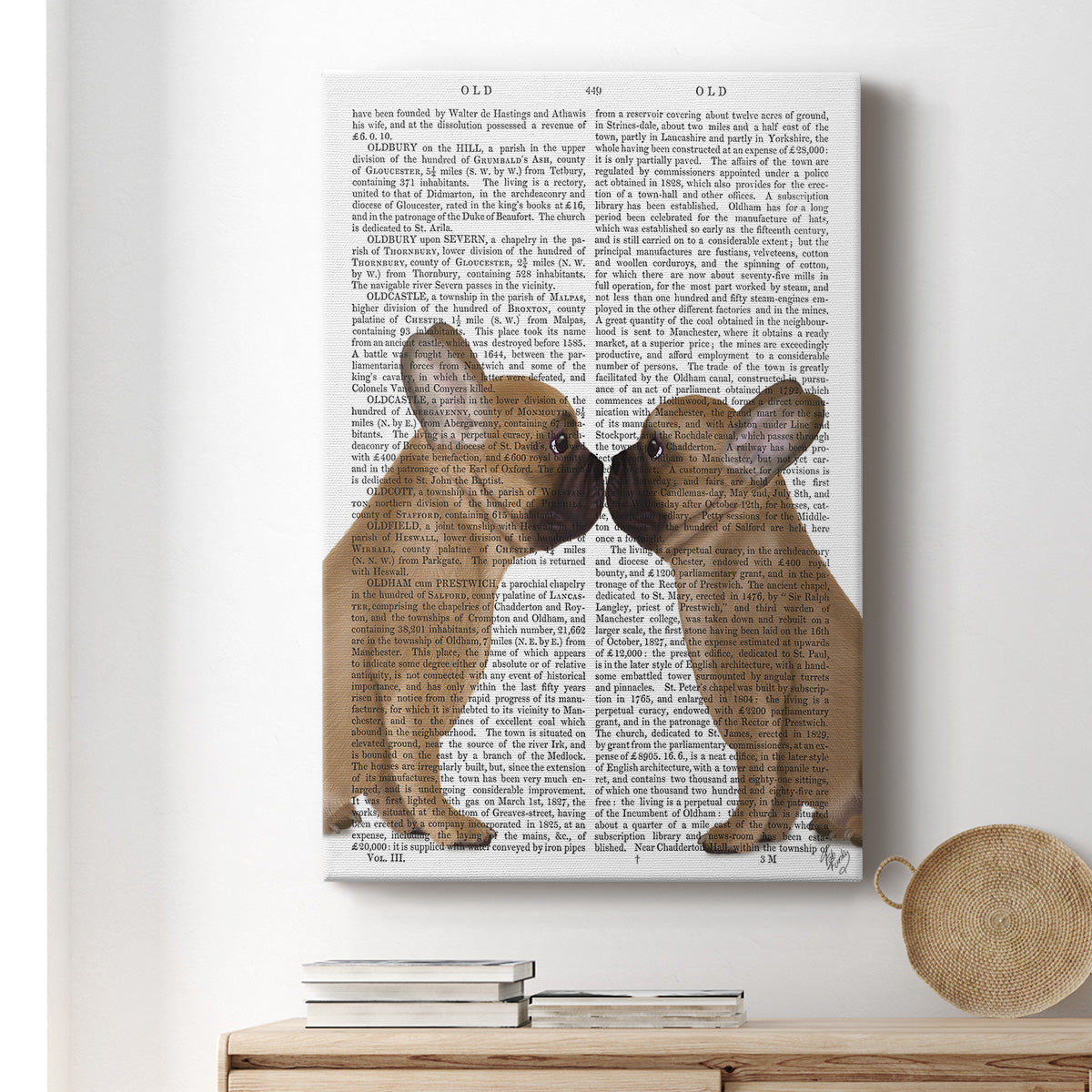 French Kiss Close Up Premium Gallery Wrapped Canvas - Ready to Hang