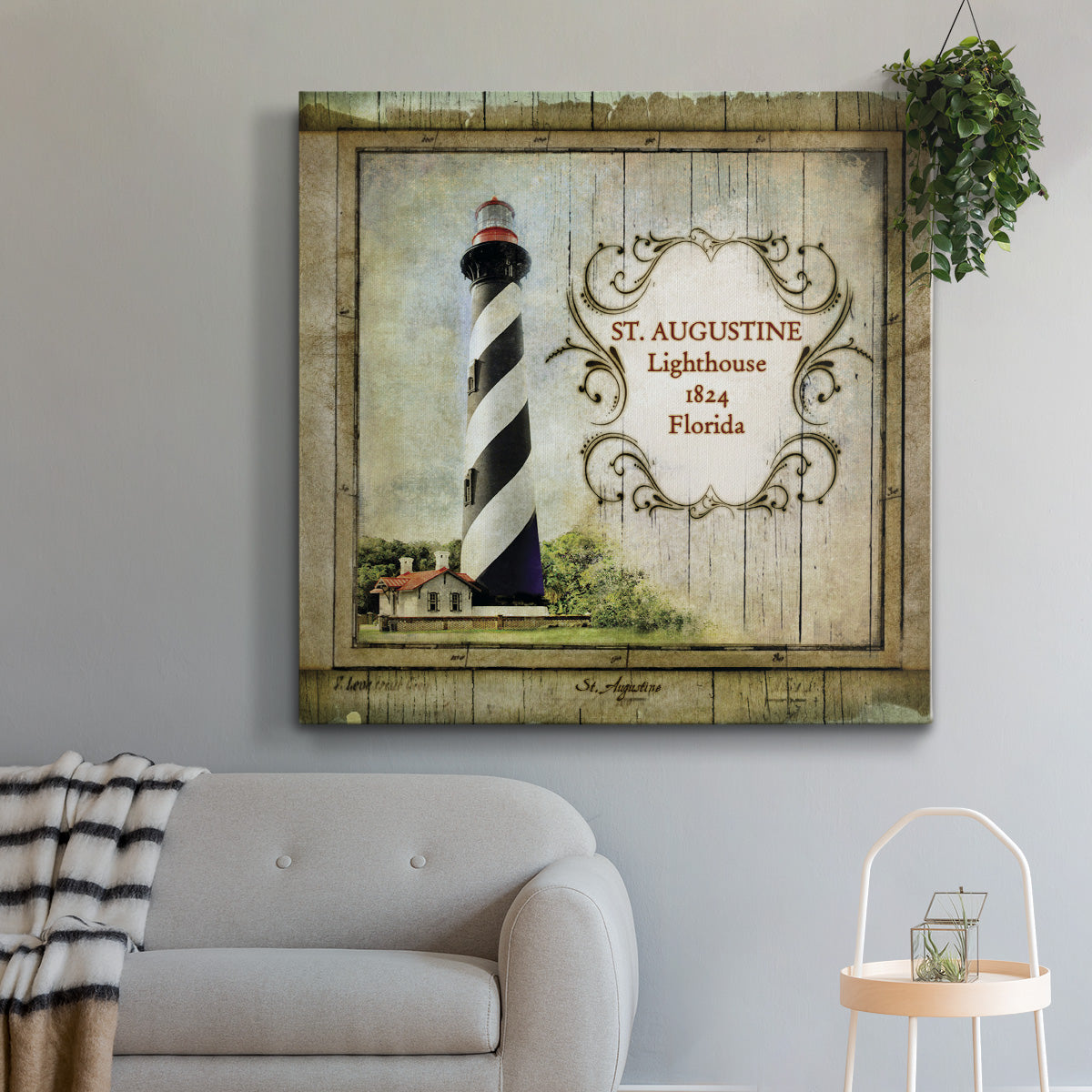 Florida Lighthouse IX-Premium Gallery Wrapped Canvas - Ready to Hang