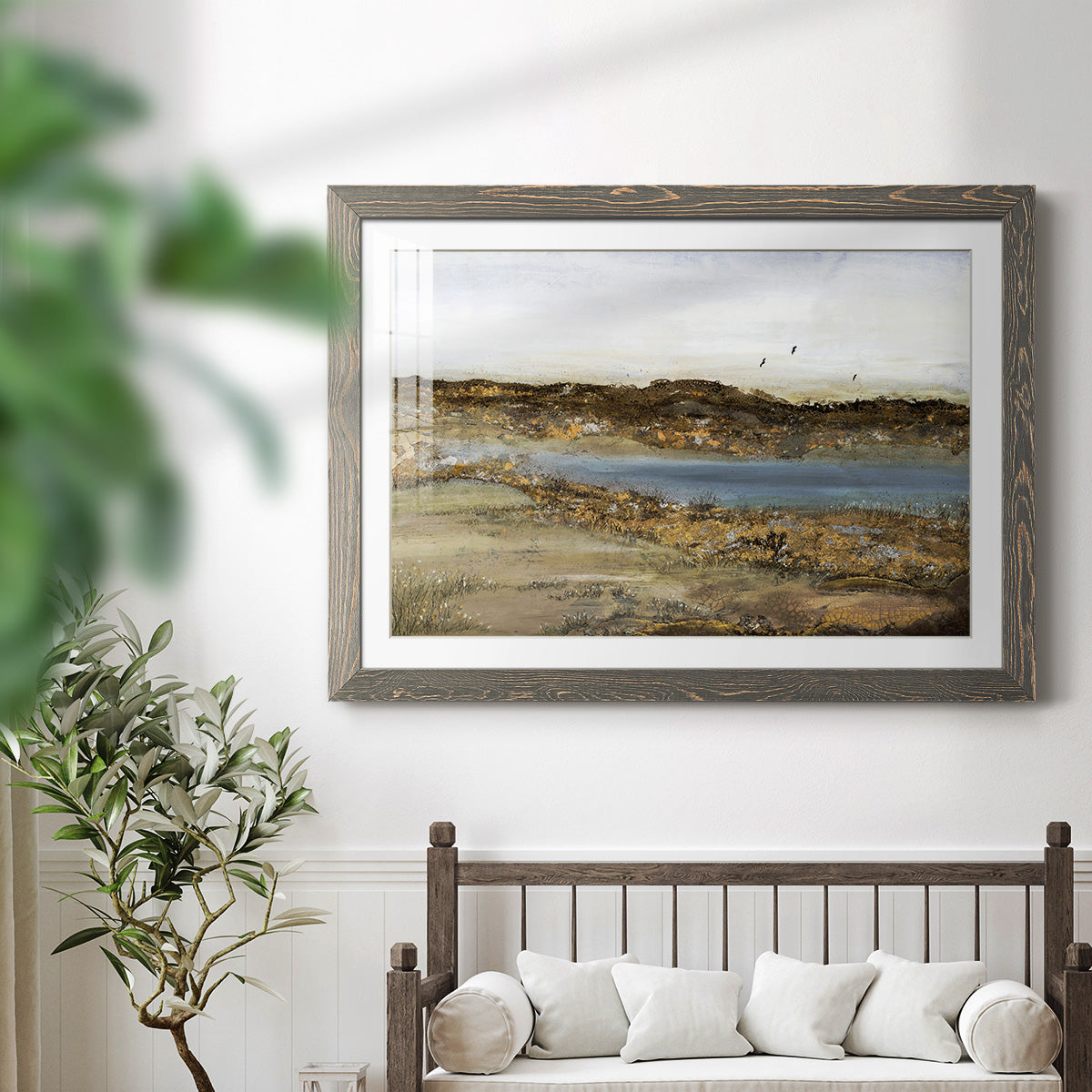 RETREATING WITHIN-Premium Framed Print - Ready to Hang