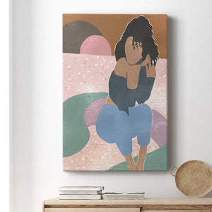Curly Lady II Premium Gallery Wrapped Canvas - Ready to Hang
