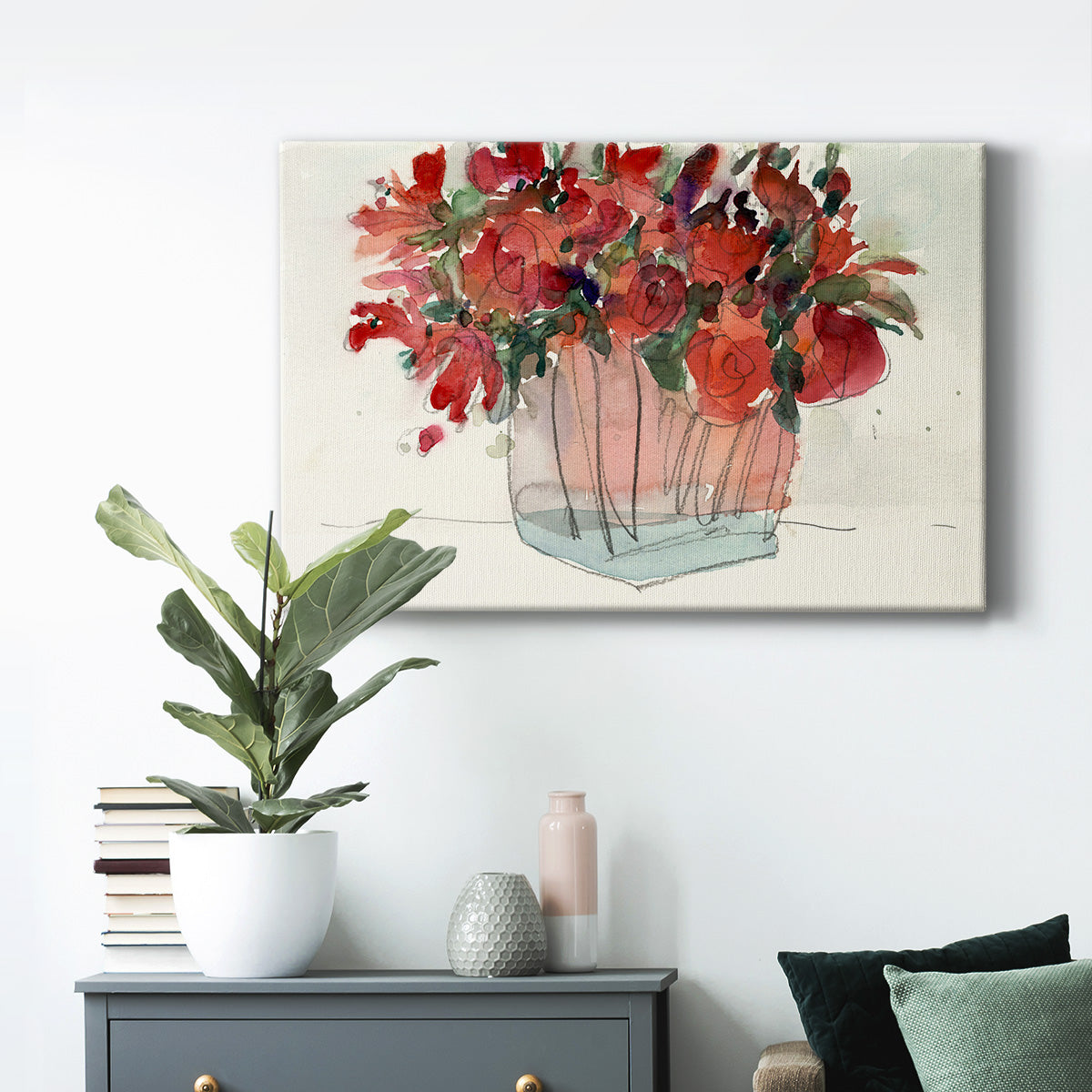 The Small Bunch II Premium Gallery Wrapped Canvas - Ready to Hang