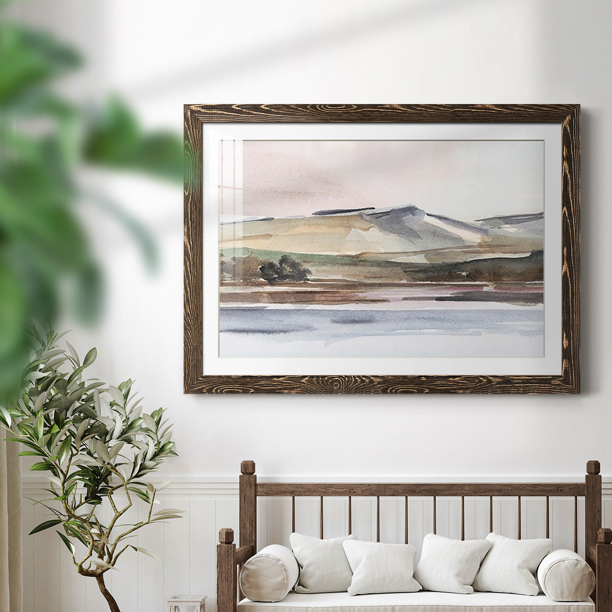 Autumn Mountain Valley I-Premium Framed Print - Ready to Hang
