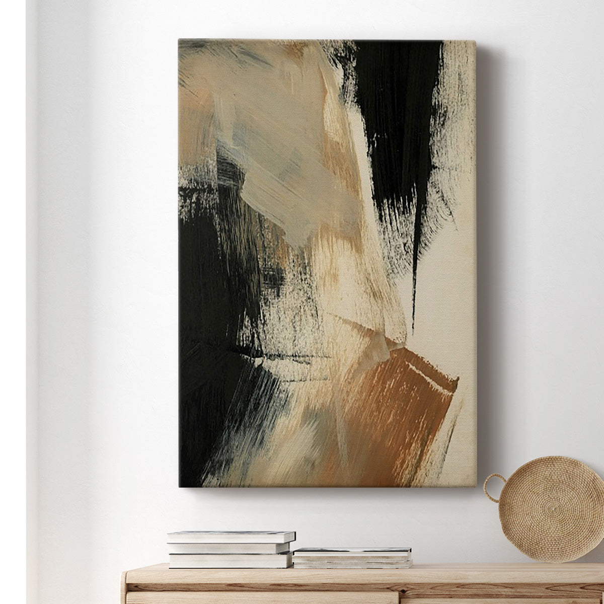 Baked Paintstrokes V Premium Gallery Wrapped Canvas - Ready to Hang