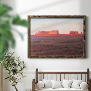 Red Rocks at Dusk I-Premium Framed Canvas - Ready to Hang