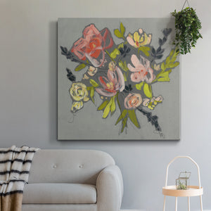 Blush & Paynes Bouquet I-Premium Gallery Wrapped Canvas - Ready to Hang