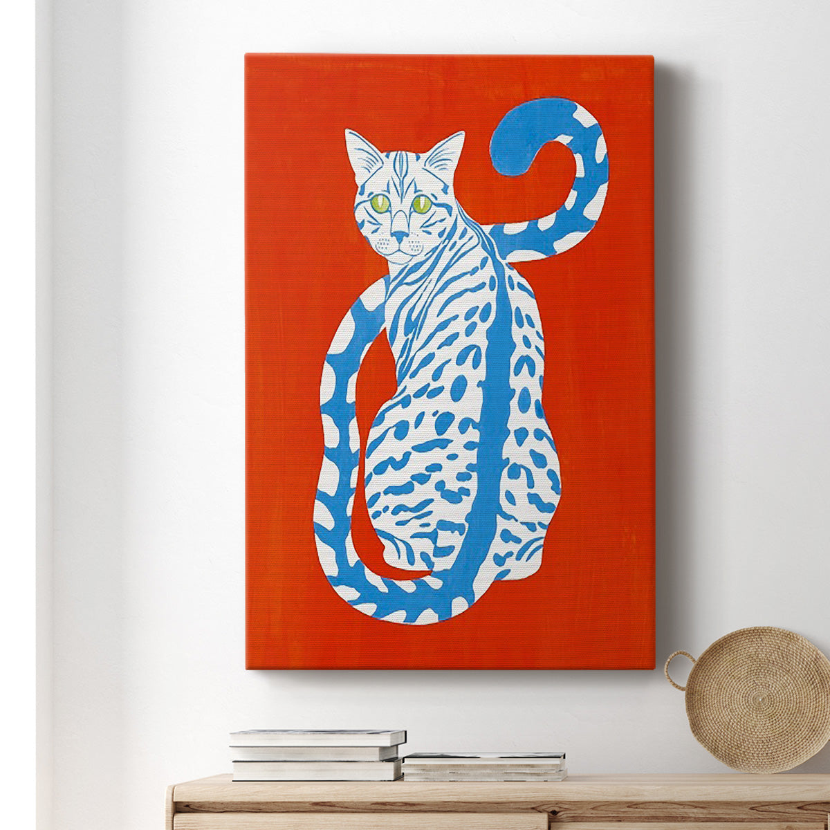 Complementary House Cat II Premium Gallery Wrapped Canvas - Ready to Hang