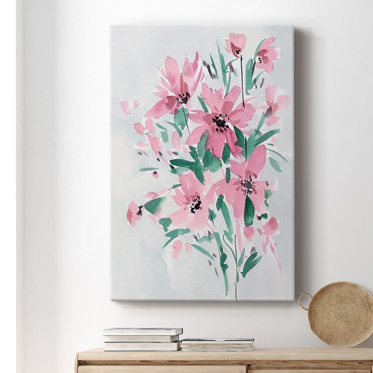 Posy Blooms III Premium Gallery Wrapped Canvas - Ready to Hang